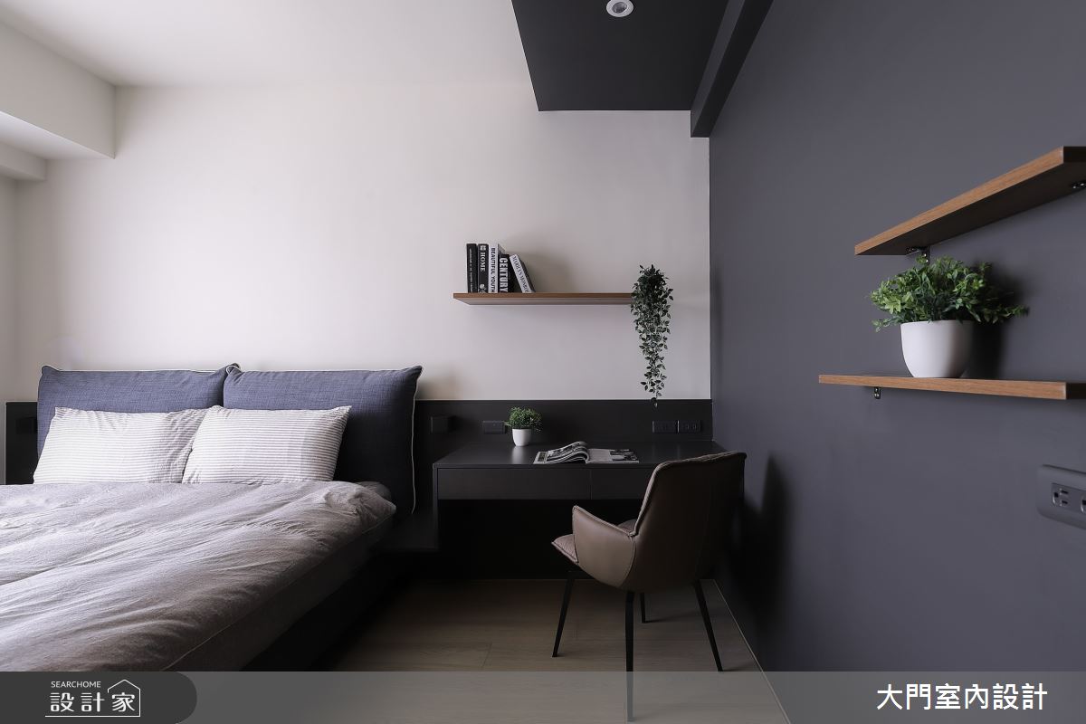 26坪新成屋(5年以下)＿北歐風臥室案例圖片＿大門室內裝修設計工程有限公司＿大門_斯堪地那維亞半島的夏日午後之21