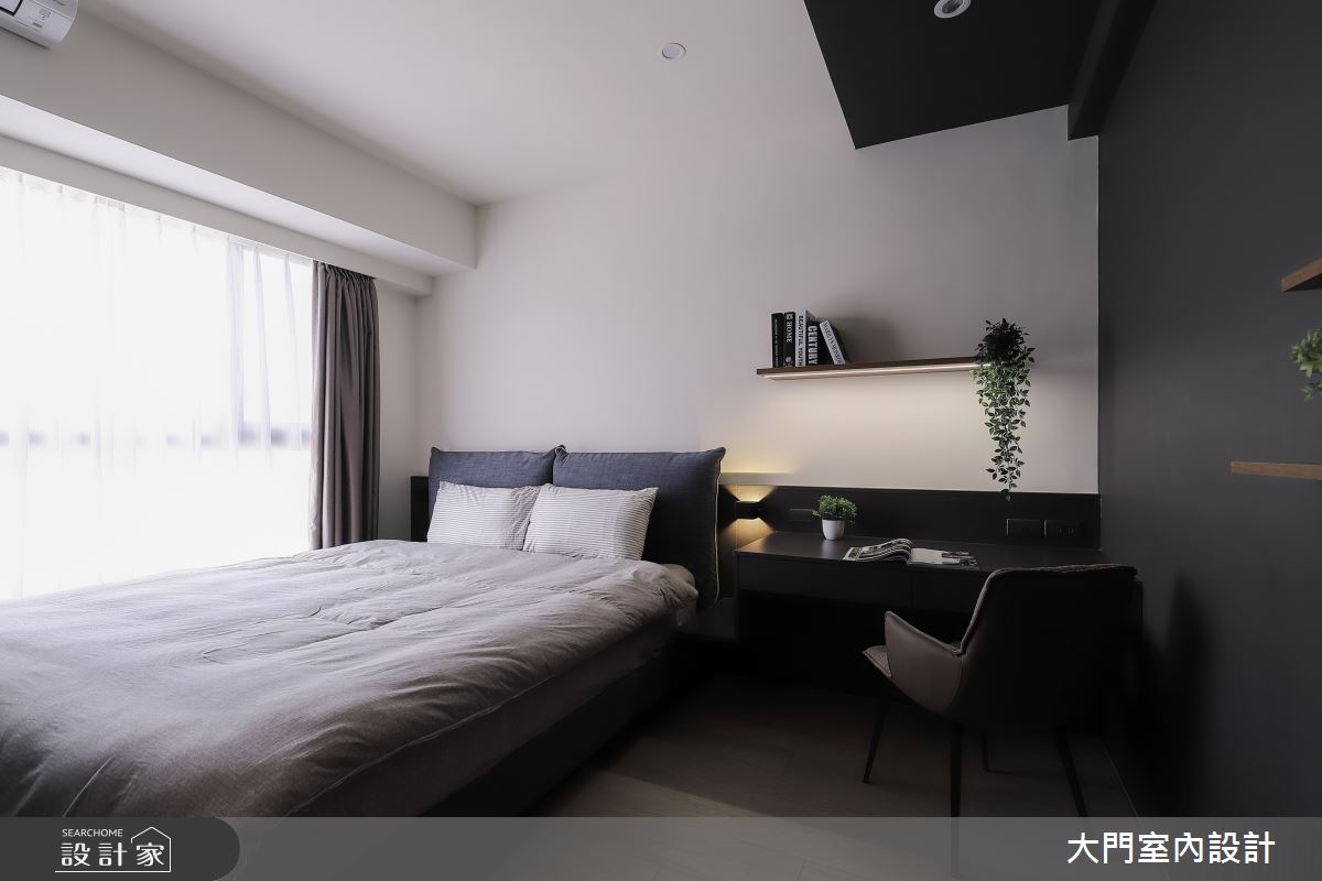 26坪新成屋(5年以下)＿北歐風臥室案例圖片＿大門室內裝修設計工程有限公司＿大門_斯堪地那維亞半島的夏日午後之20