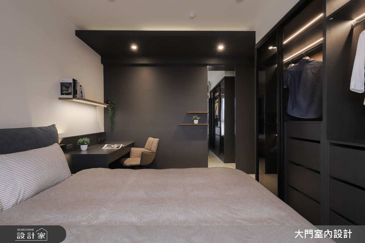 26坪新成屋(5年以下)＿北歐風臥室案例圖片＿大門室內裝修設計工程有限公司＿大門_斯堪地那維亞半島的夏日午後之22