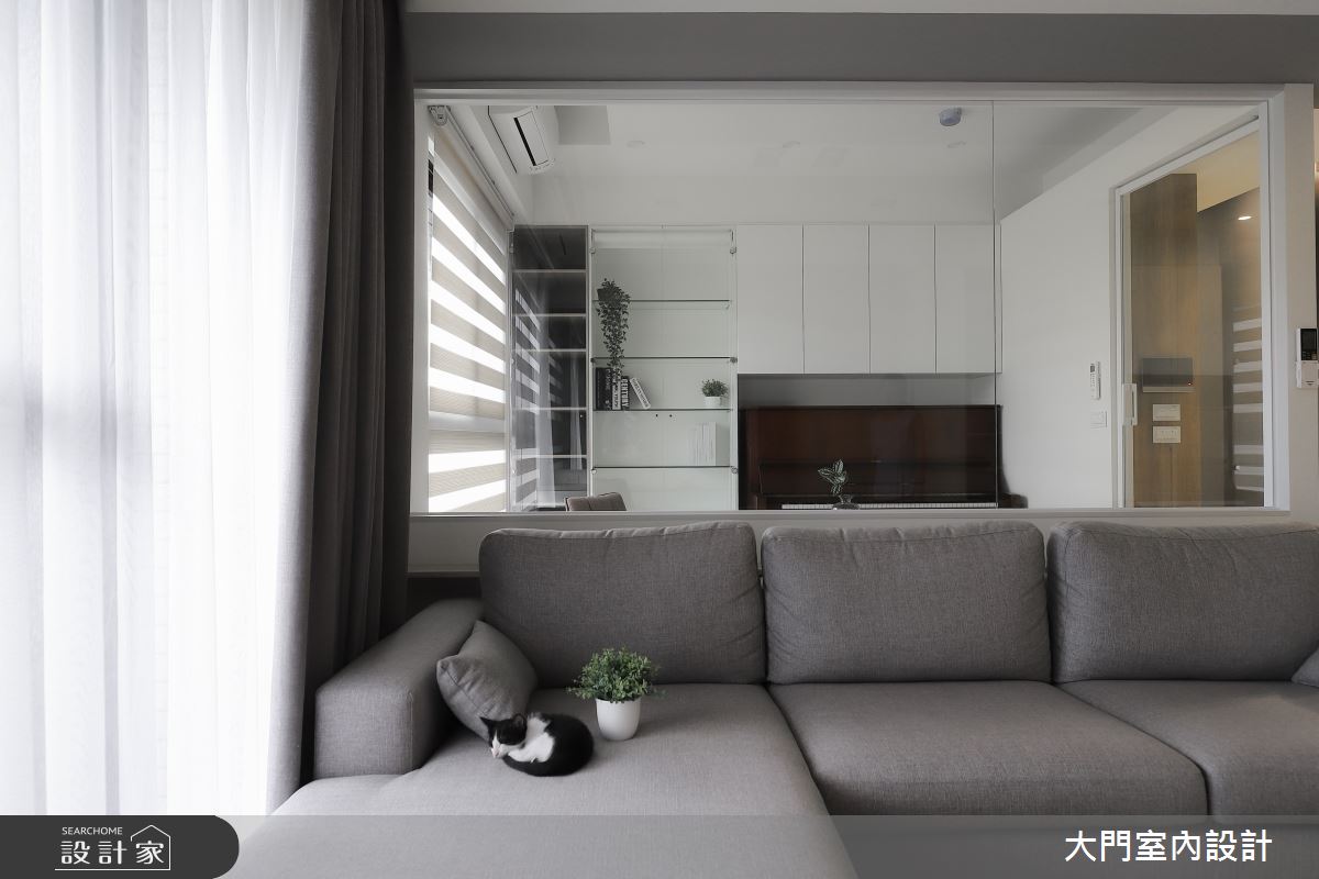 26坪新成屋(5年以下)＿北歐風客廳案例圖片＿大門室內裝修設計工程有限公司＿大門_斯堪地那維亞半島的夏日午後之8
