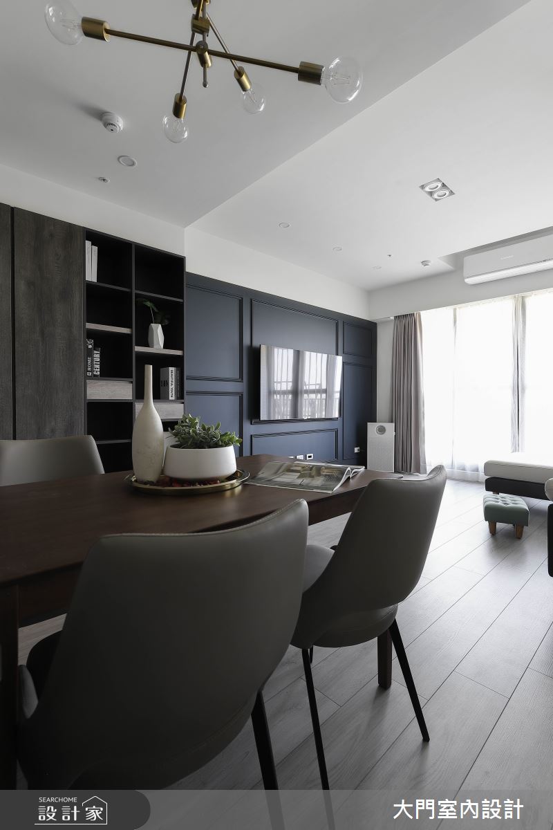 28坪新成屋(5年以下)＿美式風餐廳案例圖片＿大門室內裝修設計工程有限公司＿大門_ART DECO之8