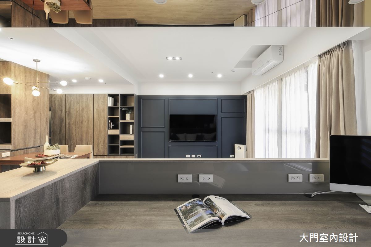 28坪新成屋(5年以下)＿美式風工作區案例圖片＿大門室內裝修設計工程有限公司＿大門_ART DECO之15