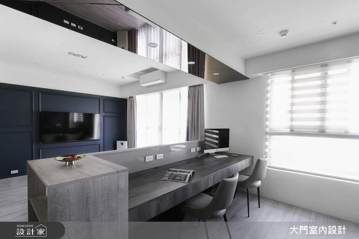 28坪新成屋(5年以下)＿美式風工作區案例圖片＿大門室內裝修設計工程有限公司＿大門_ART DECO之12