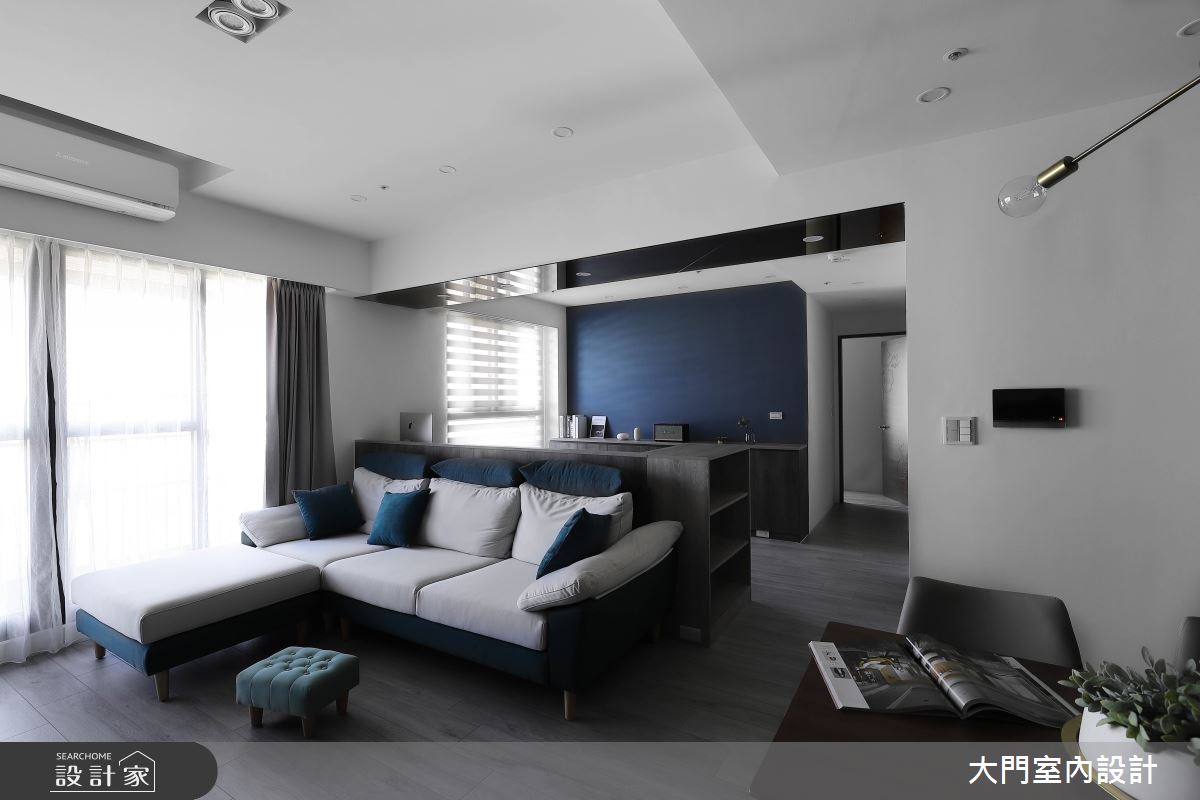 28坪新成屋(5年以下)＿美式風客廳案例圖片＿大門室內裝修設計工程有限公司＿大門_ART DECO之11