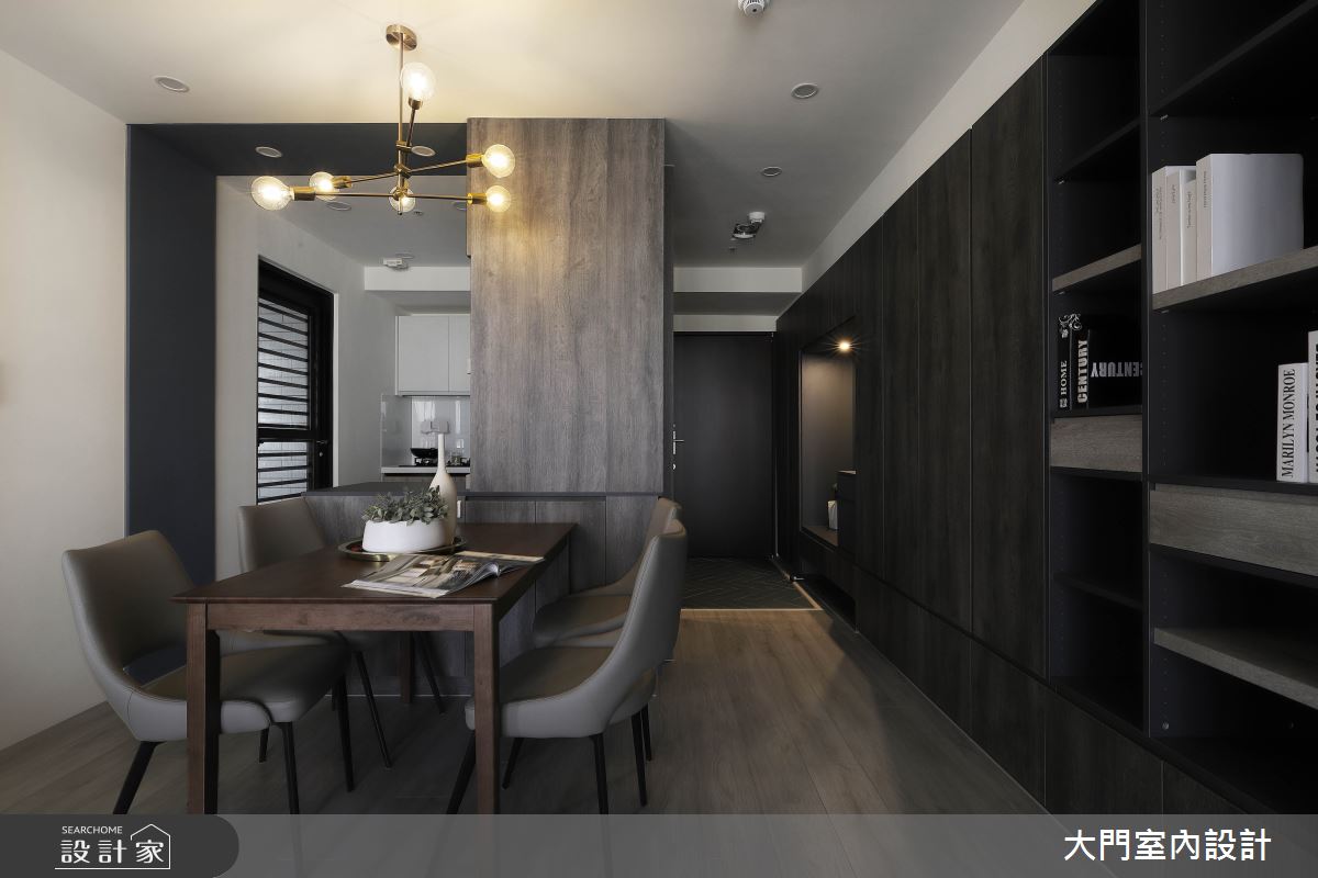 28坪新成屋(5年以下)＿美式風餐廳案例圖片＿大門室內裝修設計工程有限公司＿大門_ART DECO之4