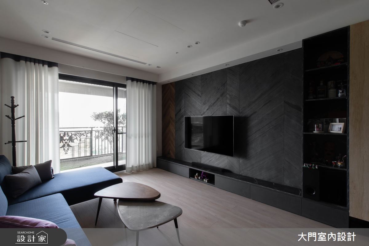 45坪新成屋(5年以下)＿現代風客廳案例圖片＿大門室內裝修設計工程有限公司＿大門_詹姆斯貝之9