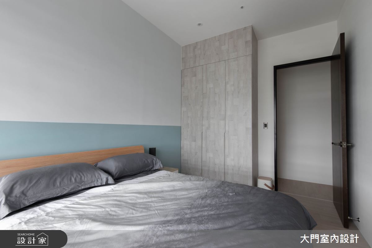 45坪新成屋(5年以下)＿現代風臥室案例圖片＿大門室內裝修設計工程有限公司＿大門_詹姆斯貝之29