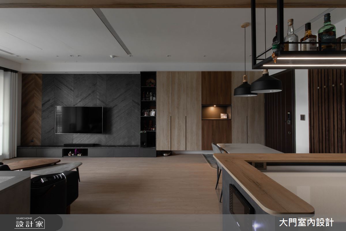 45坪新成屋(5年以下)＿現代風客廳案例圖片＿大門室內裝修設計工程有限公司＿大門_詹姆斯貝之8