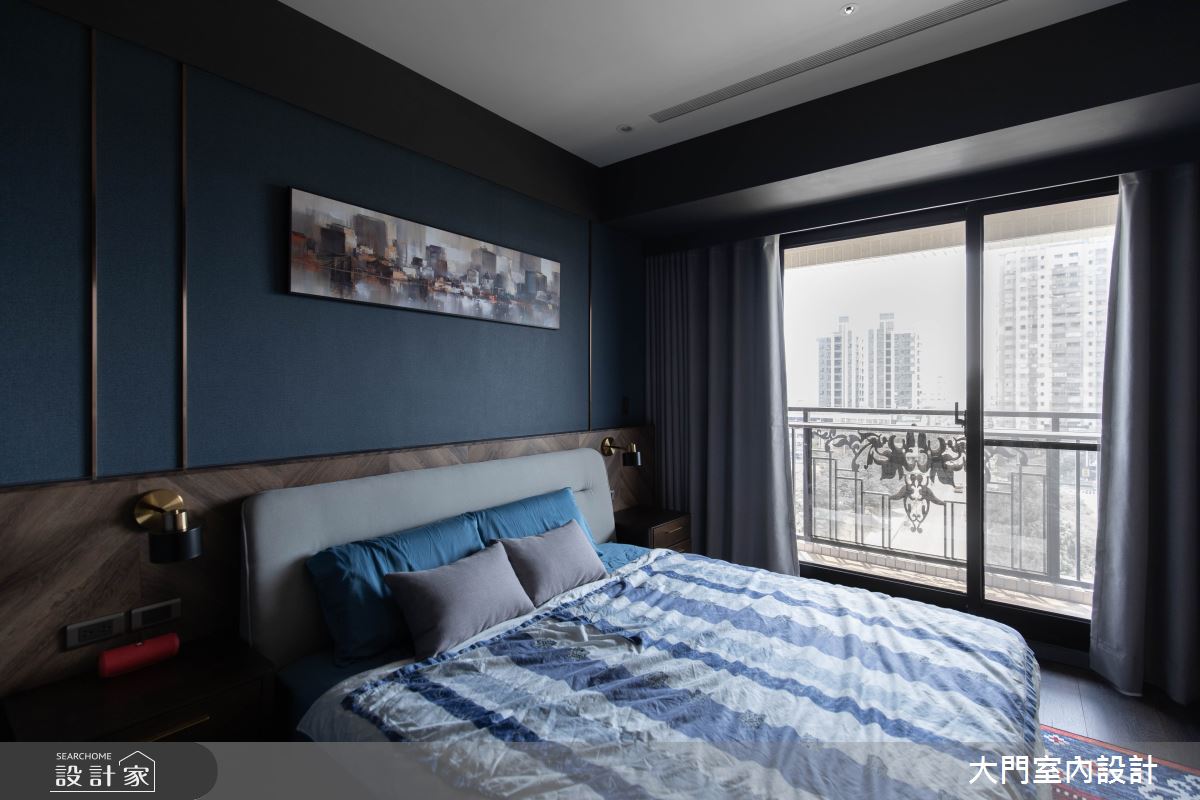 45坪新成屋(5年以下)＿現代風臥室案例圖片＿大門室內裝修設計工程有限公司＿大門_詹姆斯貝之23