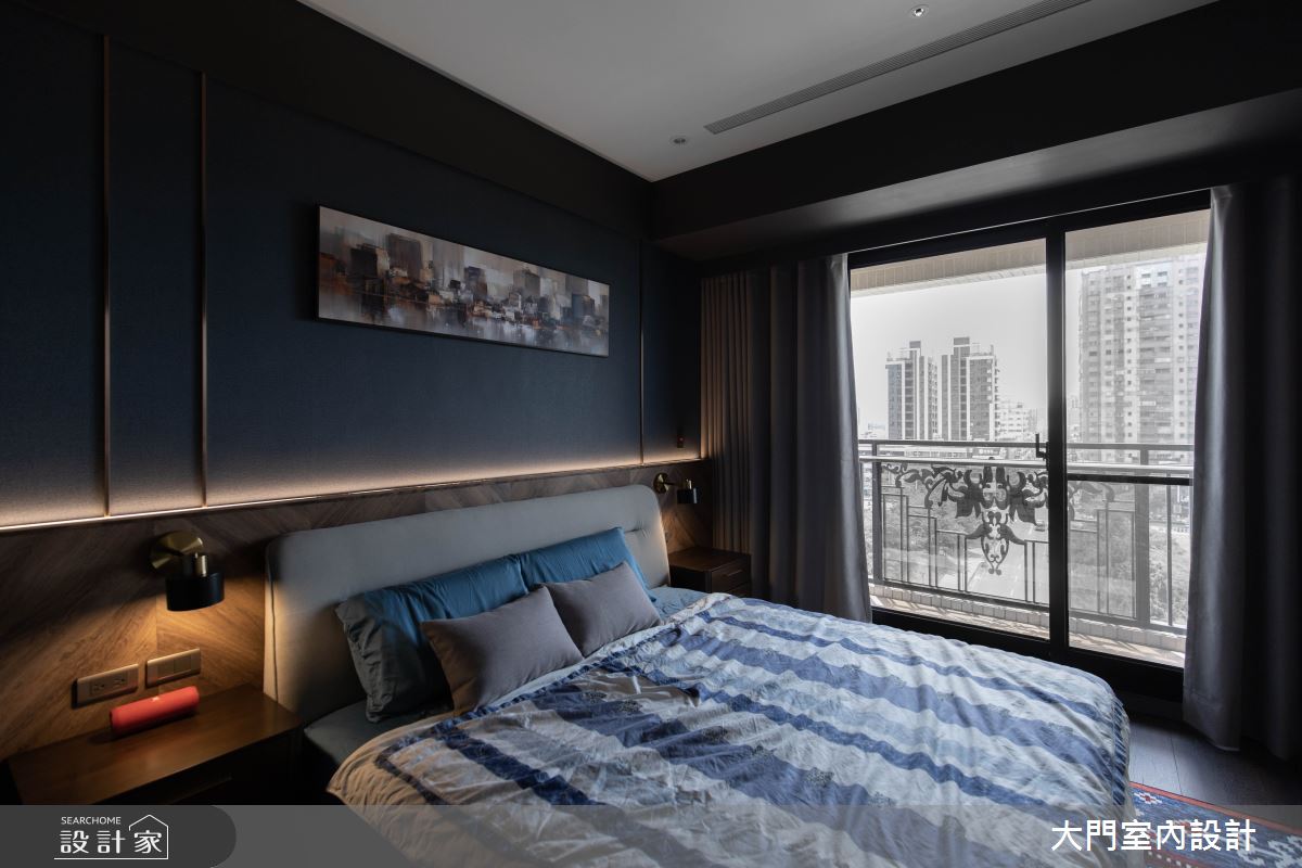 45坪新成屋(5年以下)＿現代風臥室案例圖片＿大門室內裝修設計工程有限公司＿大門_詹姆斯貝之24