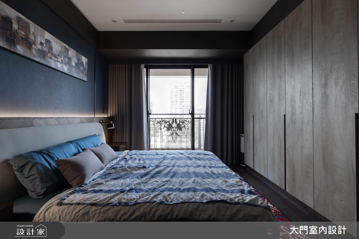 45坪新成屋(5年以下)＿現代風臥室案例圖片＿大門室內裝修設計工程有限公司＿大門_詹姆斯貝之22