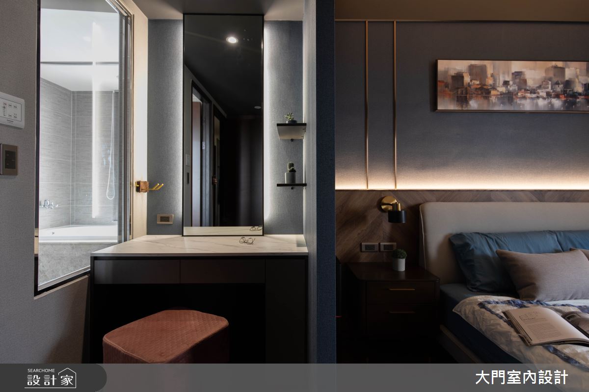 45坪新成屋(5年以下)＿現代風臥室案例圖片＿大門室內裝修設計工程有限公司＿大門_詹姆斯貝之28