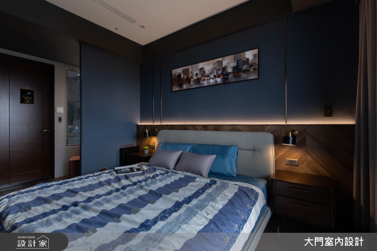 45坪新成屋(5年以下)＿現代風臥室案例圖片＿大門室內裝修設計工程有限公司＿大門_詹姆斯貝之25