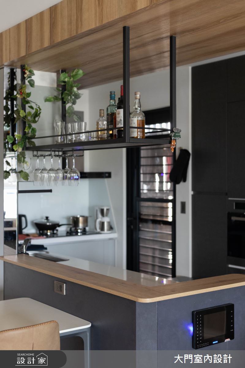 45坪新成屋(5年以下)＿現代風吧檯案例圖片＿大門室內裝修設計工程有限公司＿大門_詹姆斯貝之20