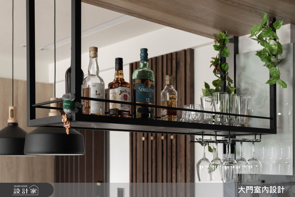 45坪新成屋(5年以下)＿現代風吧檯案例圖片＿大門室內裝修設計工程有限公司＿大門_詹姆斯貝之21