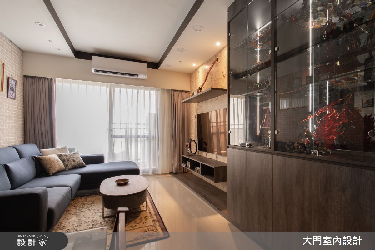 25坪新成屋(5年以下)＿鄉村風客廳案例圖片＿大門室內裝修設計工程有限公司＿大門_霍格華茲魔法之5