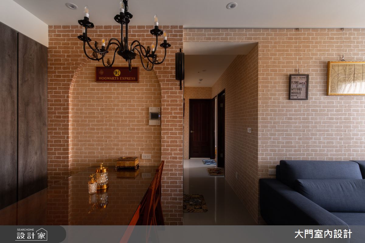 25坪新成屋(5年以下)＿鄉村風餐廳案例圖片＿大門室內裝修設計工程有限公司＿大門_霍格華茲魔法之2