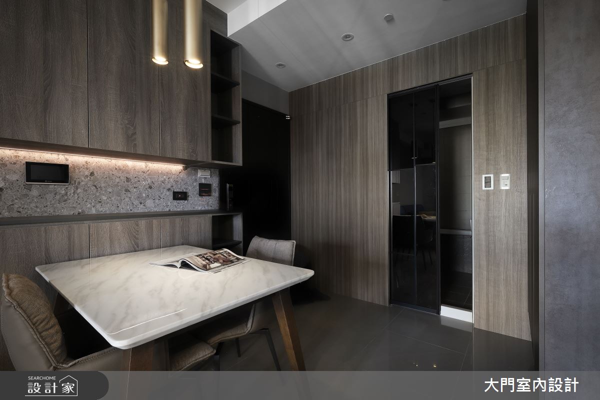 17坪新成屋(5年以下)＿現代風餐廳案例圖片＿大門室內裝修設計工程有限公司＿大門_靜・境之7
