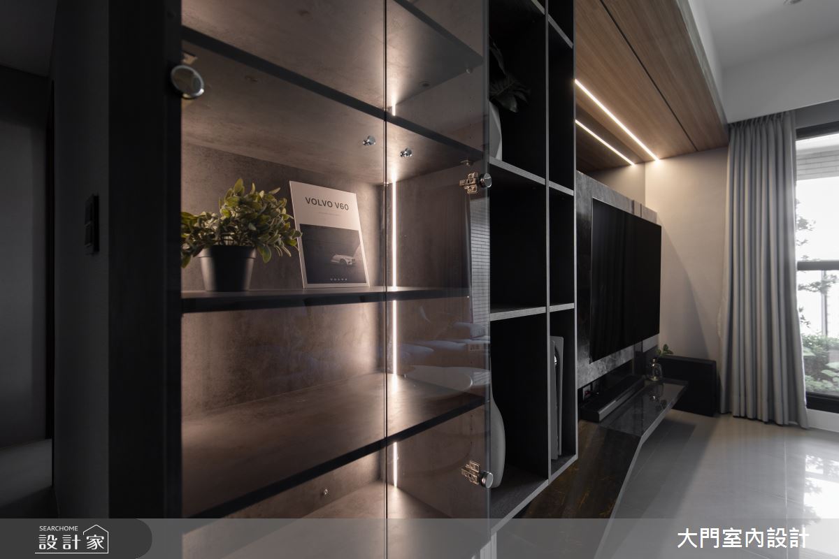 17坪新成屋(5年以下)＿現代風客廳案例圖片＿大門室內裝修設計工程有限公司＿大門_靜・境之5