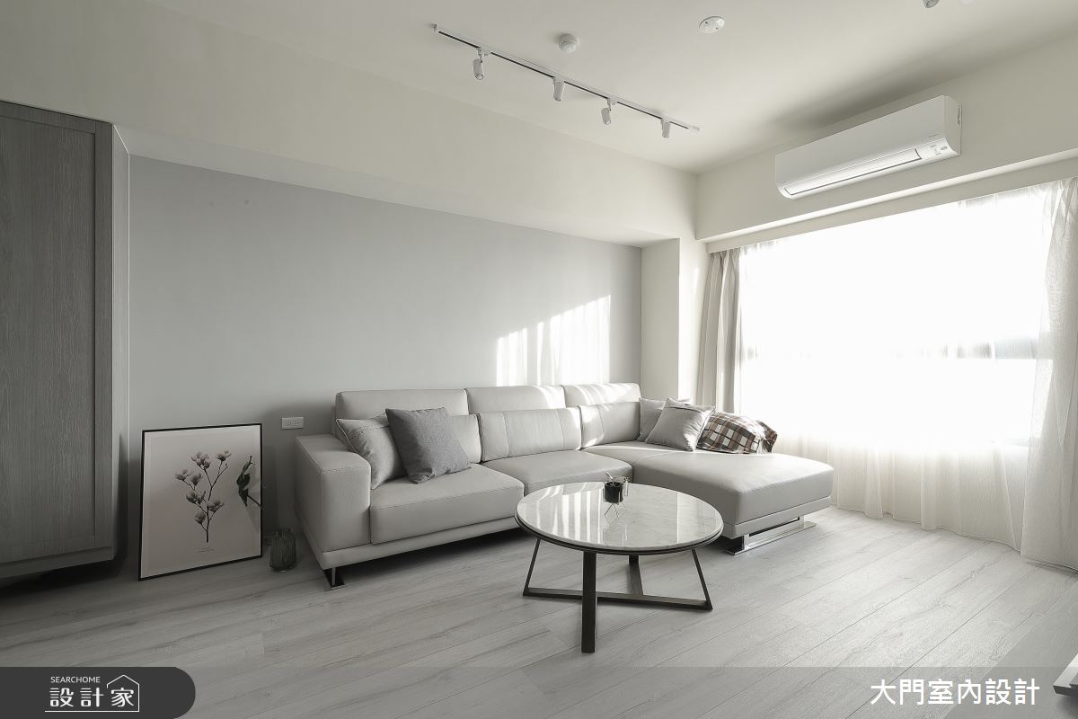 26坪新成屋(5年以下)＿美式風客廳案例圖片＿大門室內裝修設計工程有限公司＿大門_杏雨．日璃之8