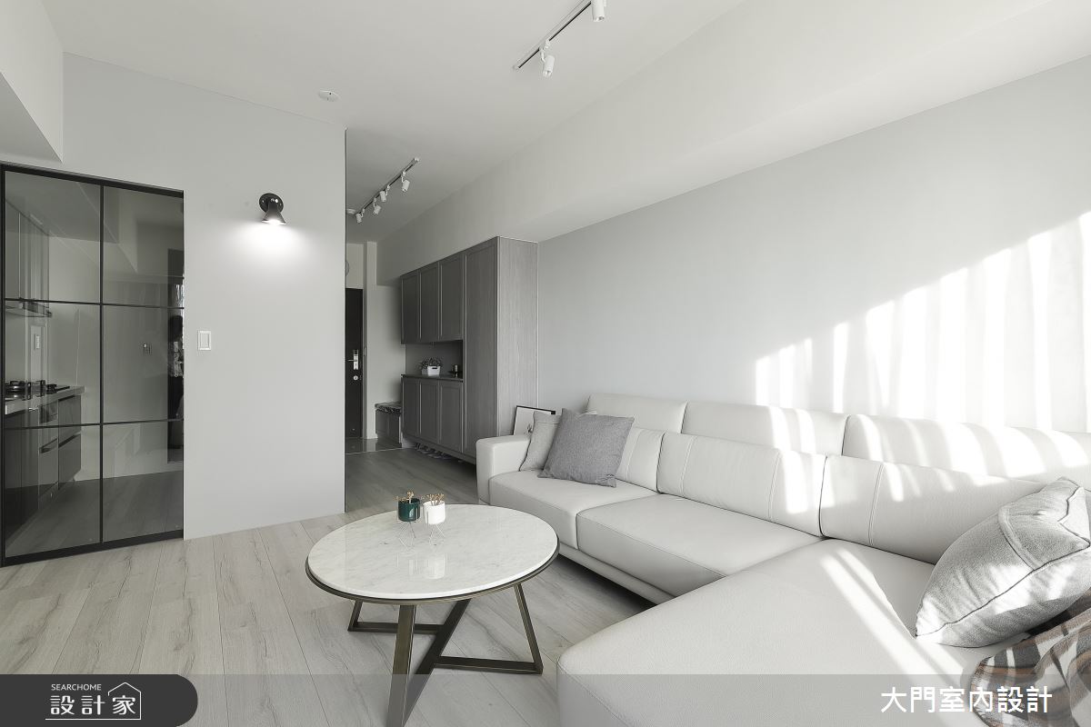 26坪新成屋(5年以下)＿美式風客廳案例圖片＿大門室內裝修設計工程有限公司＿大門_杏雨．日璃之10