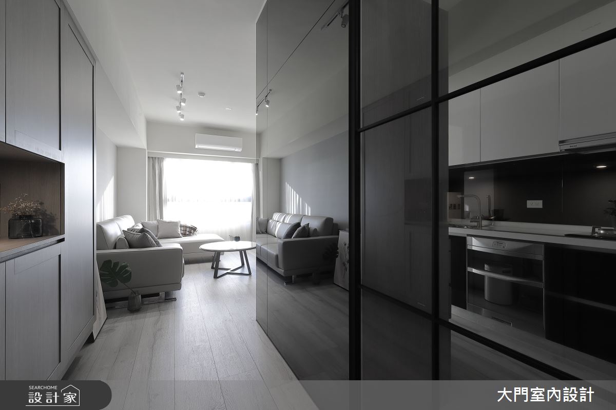 26坪新成屋(5年以下)＿美式風玄關案例圖片＿大門室內裝修設計工程有限公司＿大門_杏雨．日璃之5