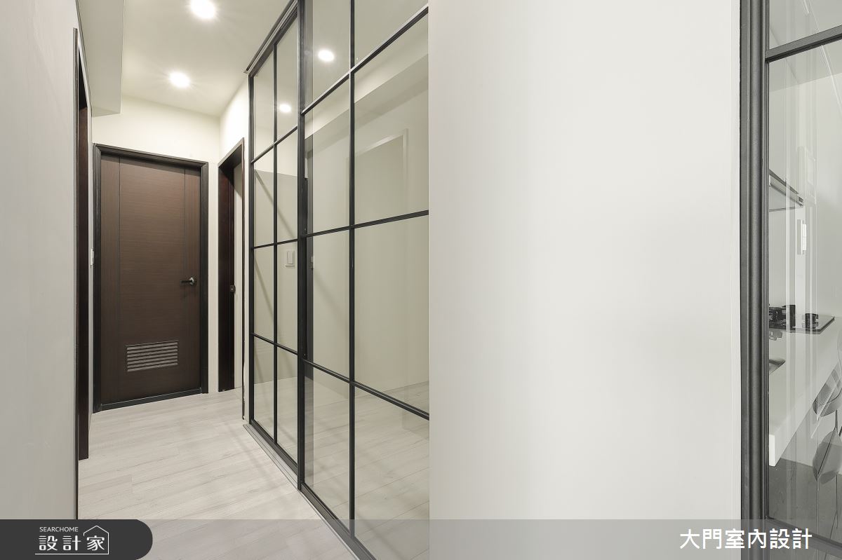 26坪新成屋(5年以下)＿美式風走廊案例圖片＿大門室內裝修設計工程有限公司＿大門_杏雨．日璃之14