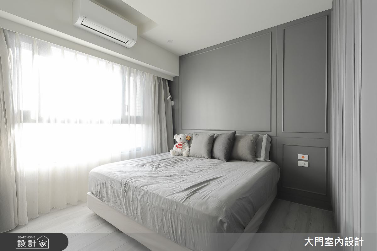 26坪新成屋(5年以下)＿美式風臥室案例圖片＿大門室內裝修設計工程有限公司＿大門_杏雨．日璃之16