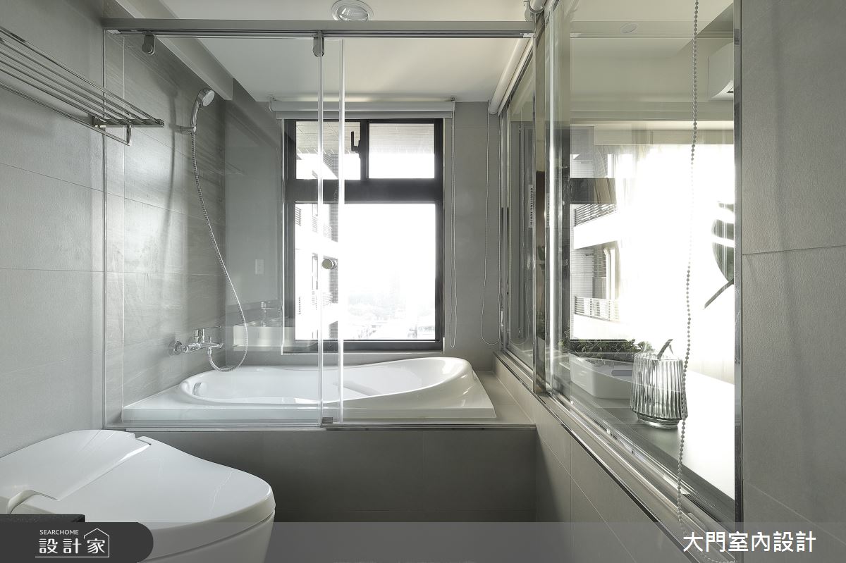 26坪新成屋(5年以下)＿美式風浴室案例圖片＿大門室內裝修設計工程有限公司＿大門_杏雨．日璃之24