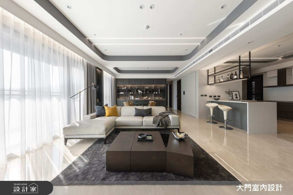 45坪新成屋(5年以下)＿現代風案例圖片＿大門室內裝修設計工程有限公司＿大門_靜寥・山嵐之4