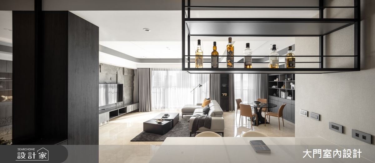 45坪新成屋(5年以下)＿現代風案例圖片＿大門室內裝修設計工程有限公司＿大門_靜寥・山嵐之7