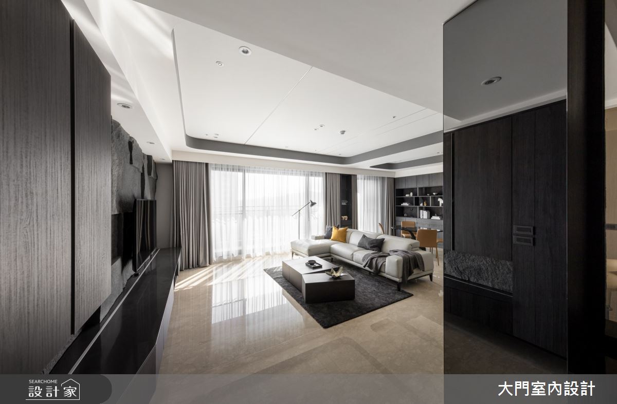 45坪新成屋(5年以下)＿現代風案例圖片＿大門室內裝修設計工程有限公司＿大門_靜寥・山嵐之1