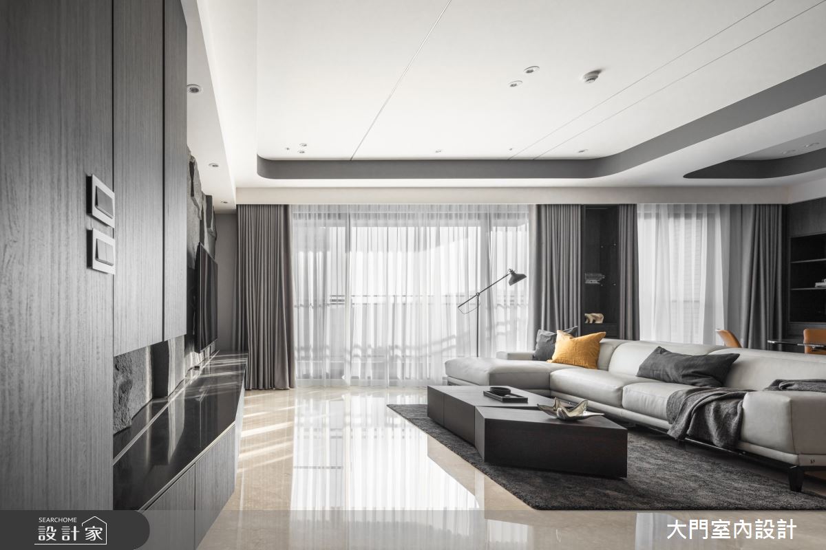 45坪新成屋(5年以下)＿現代風案例圖片＿大門室內裝修設計工程有限公司＿大門_靜寥・山嵐之2