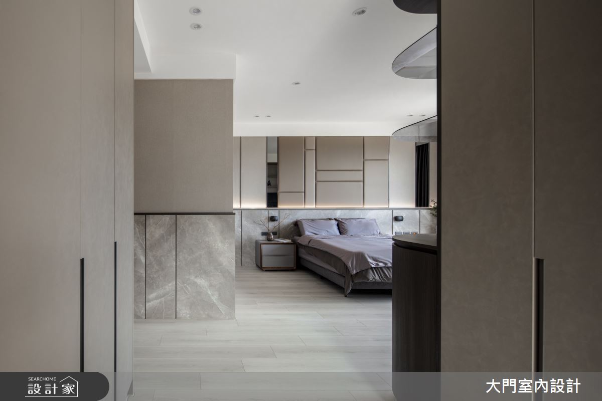 60坪新成屋(5年以下)＿現代風臥室案例圖片＿大門室內裝修設計工程有限公司＿大門_禾慕・太平之15