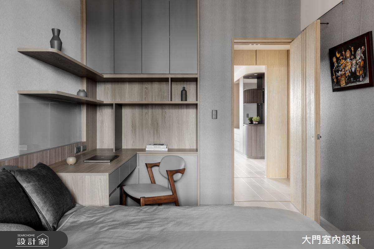 60坪新成屋(5年以下)＿現代風臥室案例圖片＿大門室內裝修設計工程有限公司＿大門_禾慕・太平之21