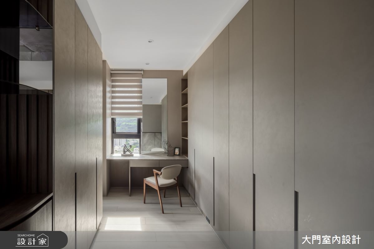 60坪新成屋(5年以下)＿現代風更衣間案例圖片＿大門室內裝修設計工程有限公司＿大門_禾慕・太平之19