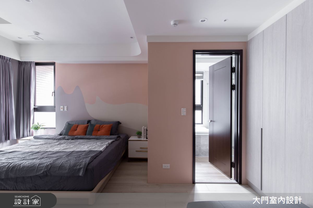 23坪新成屋(5年以下)＿北歐風臥室案例圖片＿大門室內裝修設計工程有限公司＿大門_貓謐之23