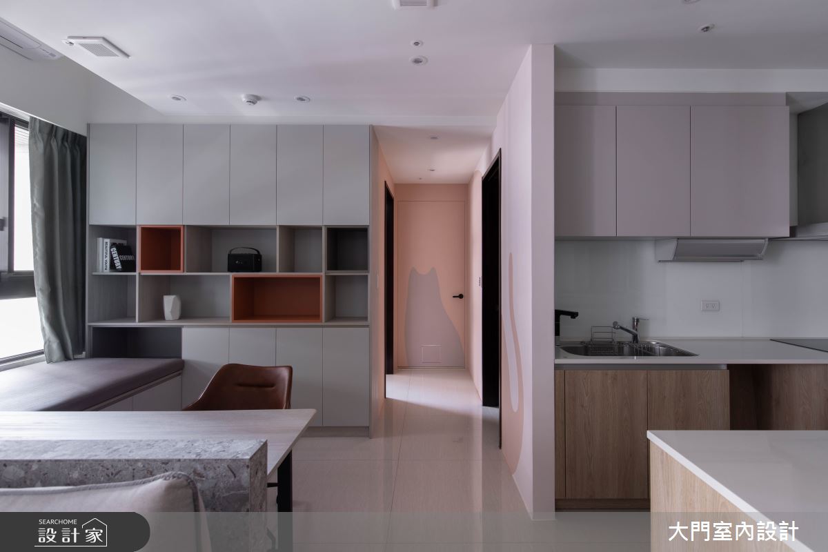 23坪新成屋(5年以下)＿北歐風客廳案例圖片＿大門室內裝修設計工程有限公司＿大門_貓謐之14