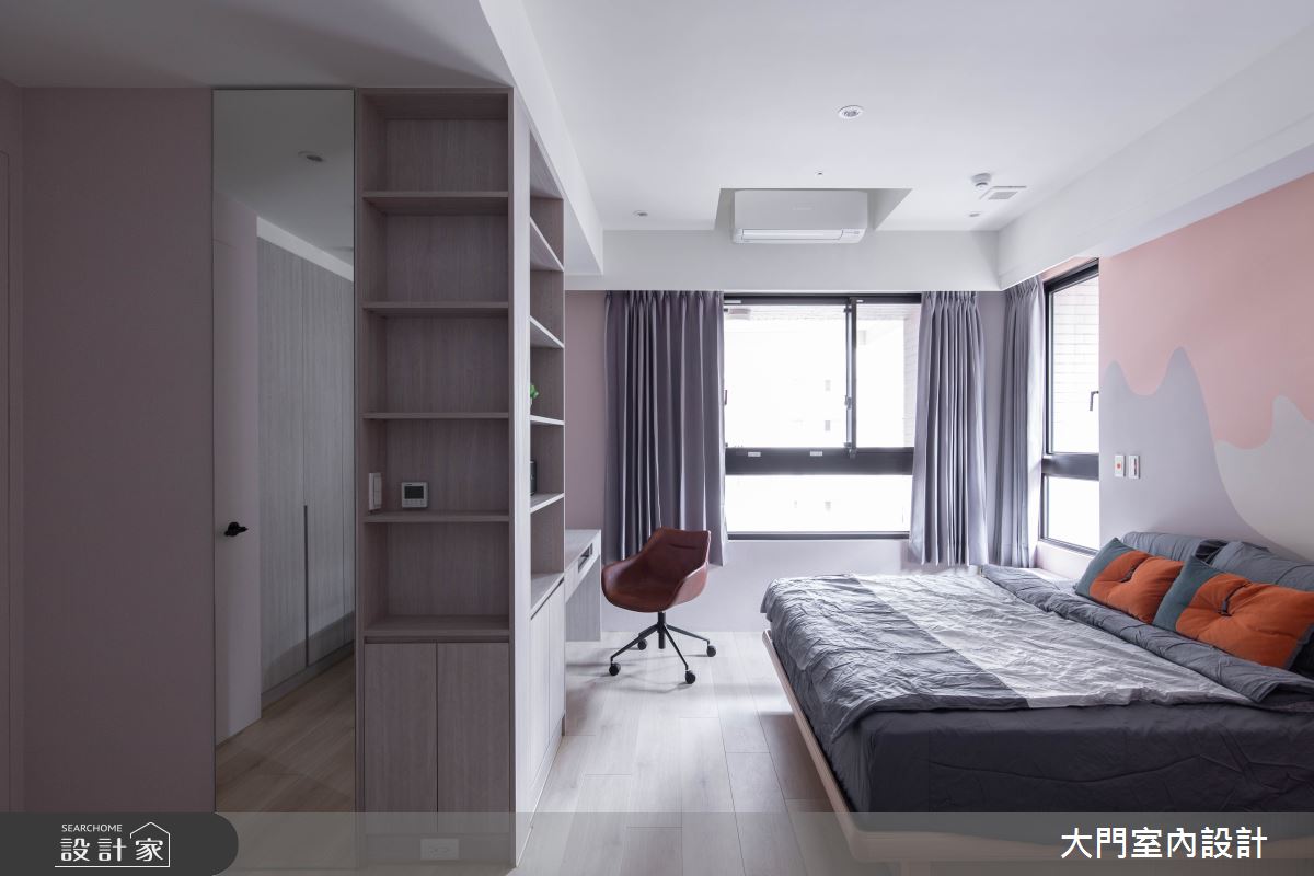 23坪新成屋(5年以下)＿北歐風臥室案例圖片＿大門室內裝修設計工程有限公司＿大門_貓謐之21