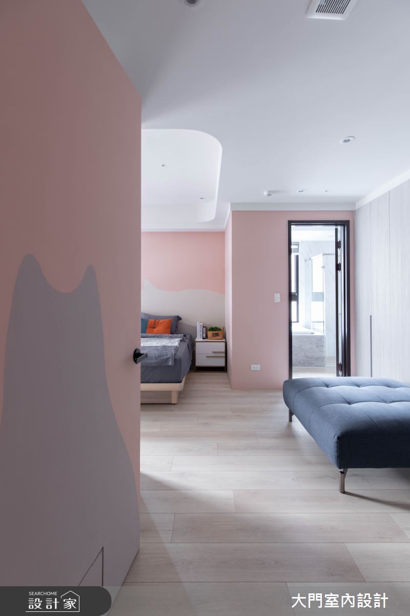 23坪新成屋(5年以下)＿北歐風臥室案例圖片＿大門室內裝修設計工程有限公司＿大門_貓謐之18
