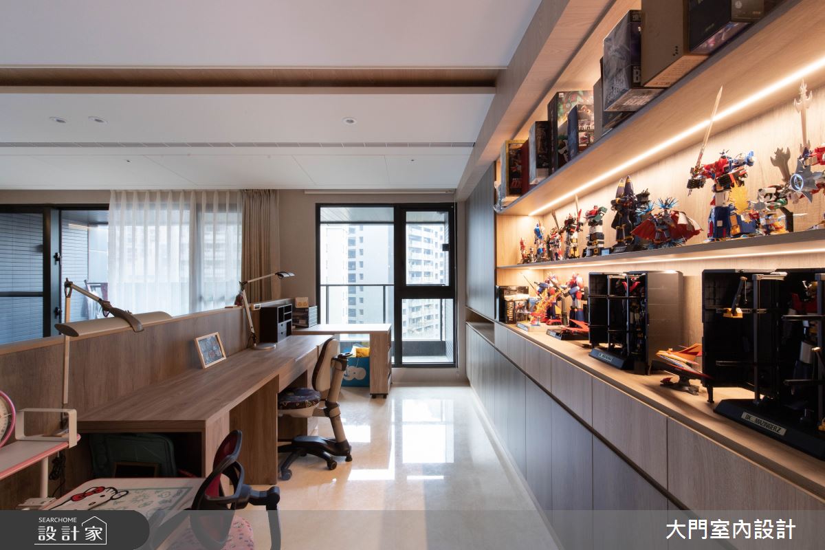 31坪新成屋(5年以下)＿現代風客廳案例圖片＿大門室內裝修設計工程有限公司＿大門_海浪之9