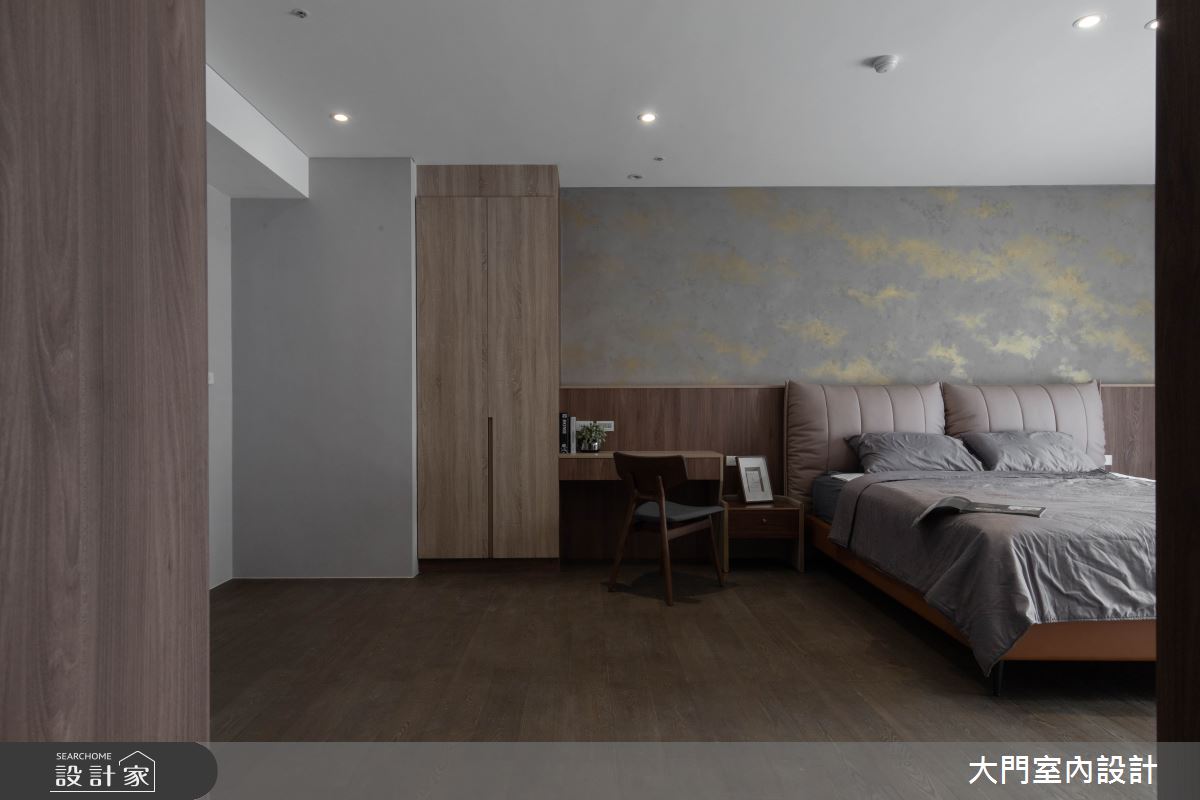 31坪新成屋(5年以下)＿現代風臥室案例圖片＿大門室內裝修設計工程有限公司＿大門_海浪之25
