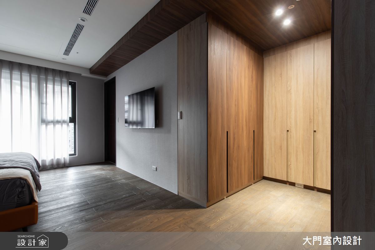 31坪新成屋(5年以下)＿現代風臥室案例圖片＿大門室內裝修設計工程有限公司＿大門_海浪之24
