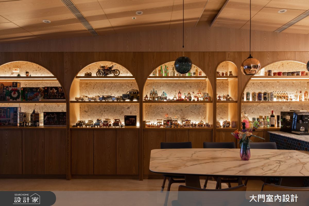 31坪新成屋(5年以下)＿現代風餐廳案例圖片＿大門室內裝修設計工程有限公司＿大門_海浪之15