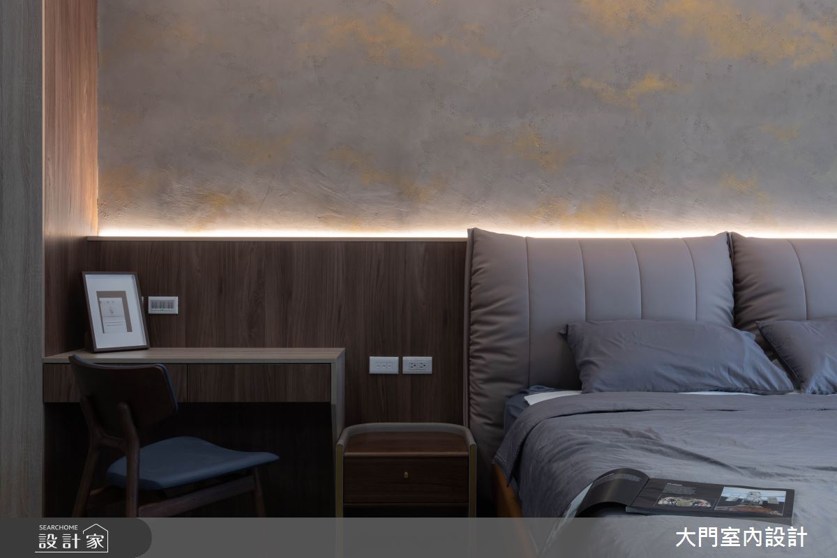 31坪新成屋(5年以下)＿現代風臥室案例圖片＿大門室內裝修設計工程有限公司＿大門_海浪之26