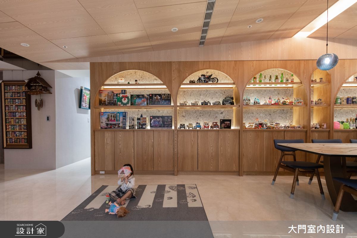 31坪新成屋(5年以下)＿現代風餐廳案例圖片＿大門室內裝修設計工程有限公司＿大門_海浪之16