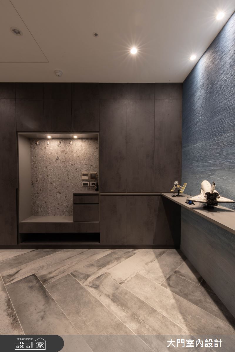 31坪新成屋(5年以下)＿現代風玄關案例圖片＿大門室內裝修設計工程有限公司＿大門_海浪之4