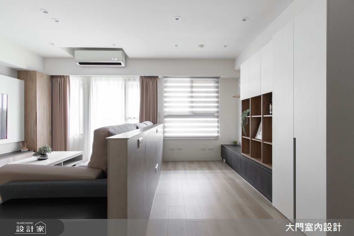 18坪＿北歐風客廳案例圖片＿大門室內裝修設計工程有限公司＿大門_諧之6