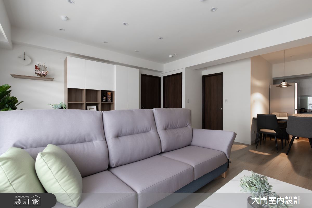 18坪＿北歐風客廳案例圖片＿大門室內裝修設計工程有限公司＿大門_諧之5
