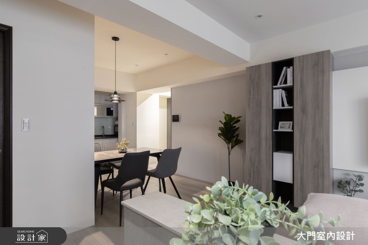 18坪＿北歐風客廳案例圖片＿大門室內裝修設計工程有限公司＿大門_諧之7